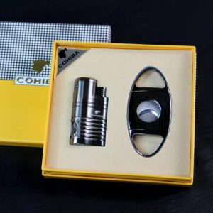 Bộ dao, bật khò Cohiba