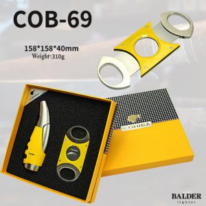 Bộ dao, bật khò Cohiba 69