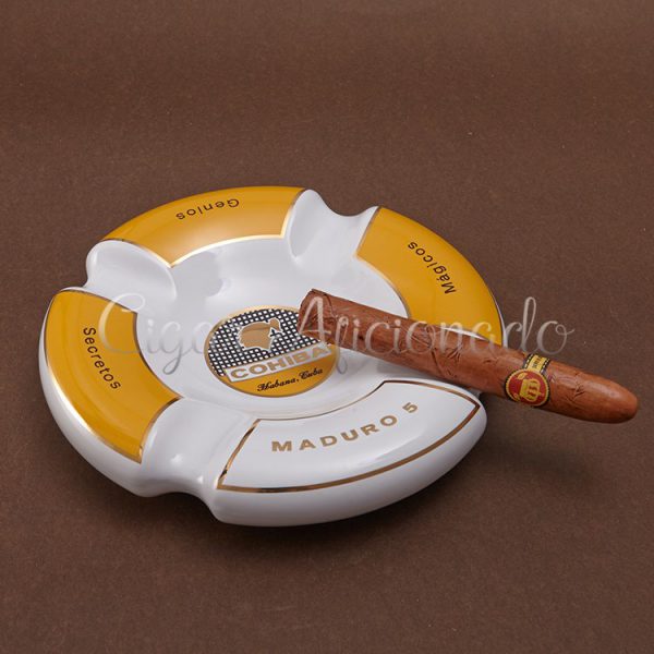 Gạt tàn Cigar cao cấp chất liệu gốm Cohiba kích thước  225*225*40mm